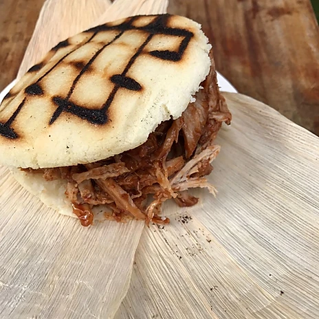 Pulled Pork Arepa